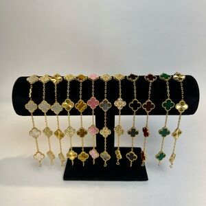 Luxury Gold/Silver Clover Bracelet